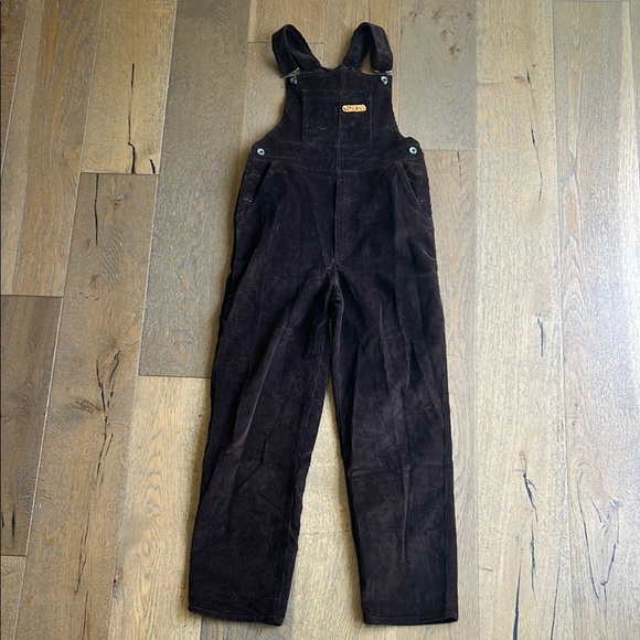 Empyre Brown Corduroy Overalls - Picture 1 of 7